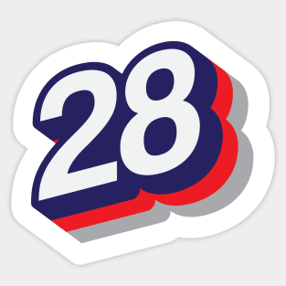 28 Sticker